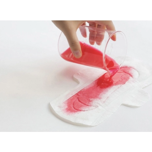 Organic Cotton Cover Sanitary Pad Small, 14ea, 1pack - Image 3