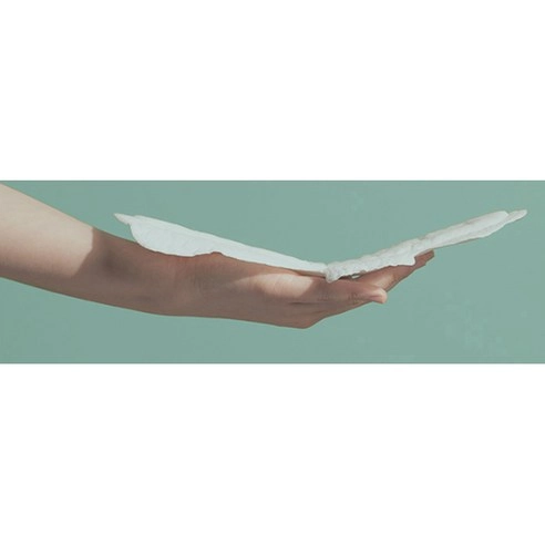 Organic Cotton Cover Sanitary Pad Large, 12ea, 1pack - Image 2