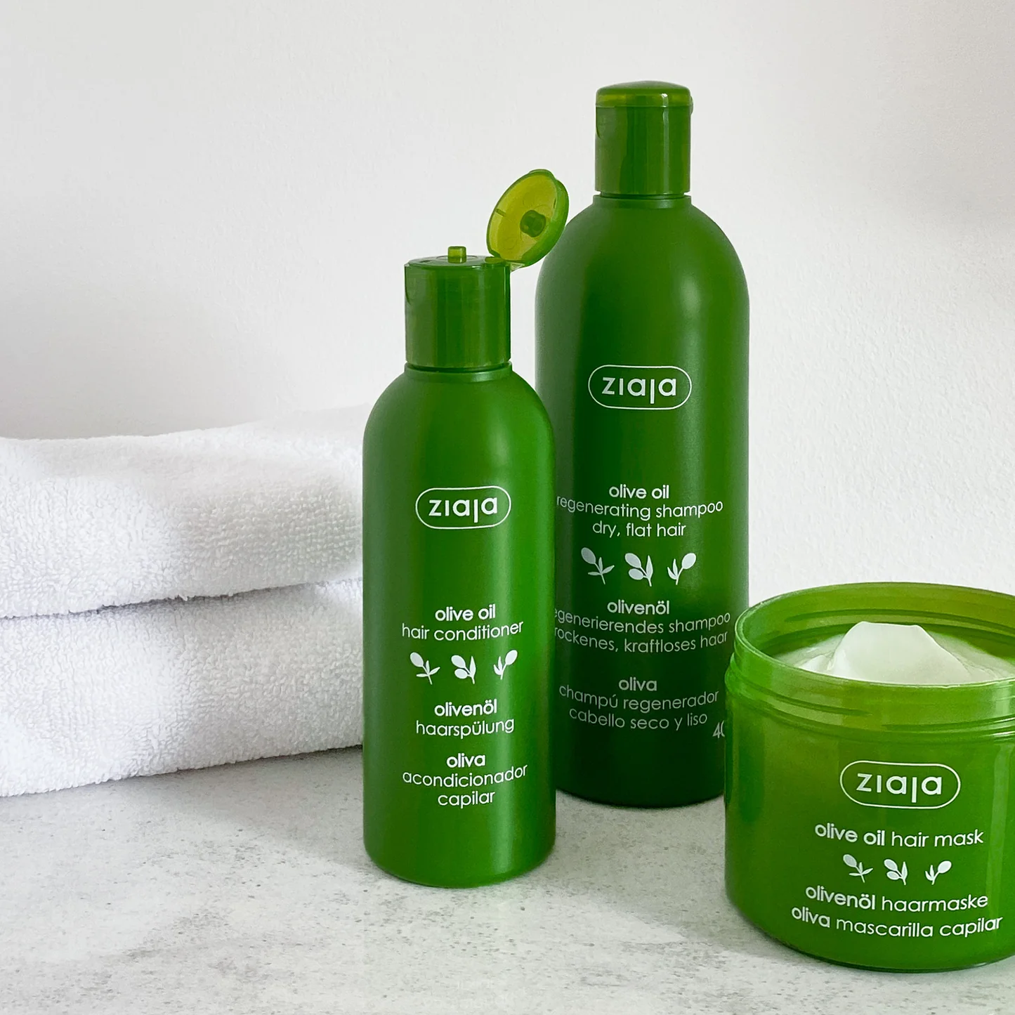 Natural Olive Shampoo, 400ml, 1pack - Image 2