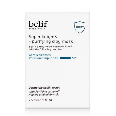 Super Knights Purifying Clay Mask, 75ml, 1pack - Image 3