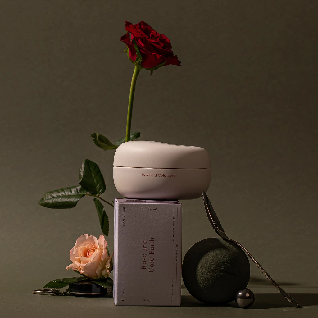 Body Cream [Rose & Cold Earth], 175ml, 1pack - Image 3