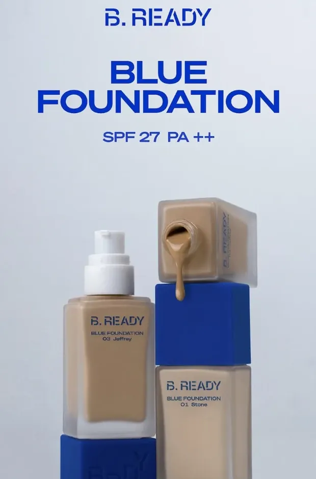 Blue Foundation, 35ml, 04 Damien, 1pack