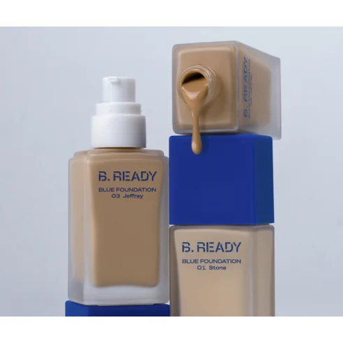 Blue Foundation, 35ml, 01 Stone, 1pack - Image 3