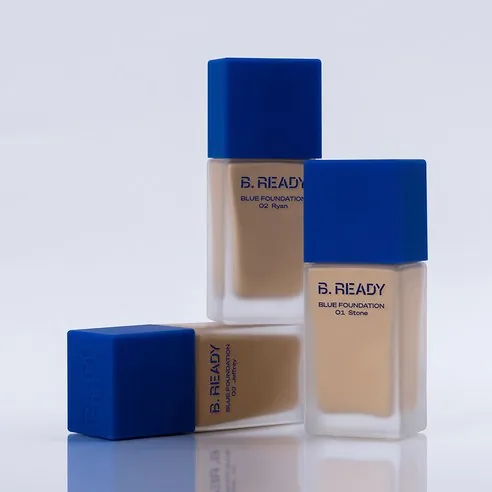 Blue Foundation, 35ml, 01 Stone, 1pack - Image 2