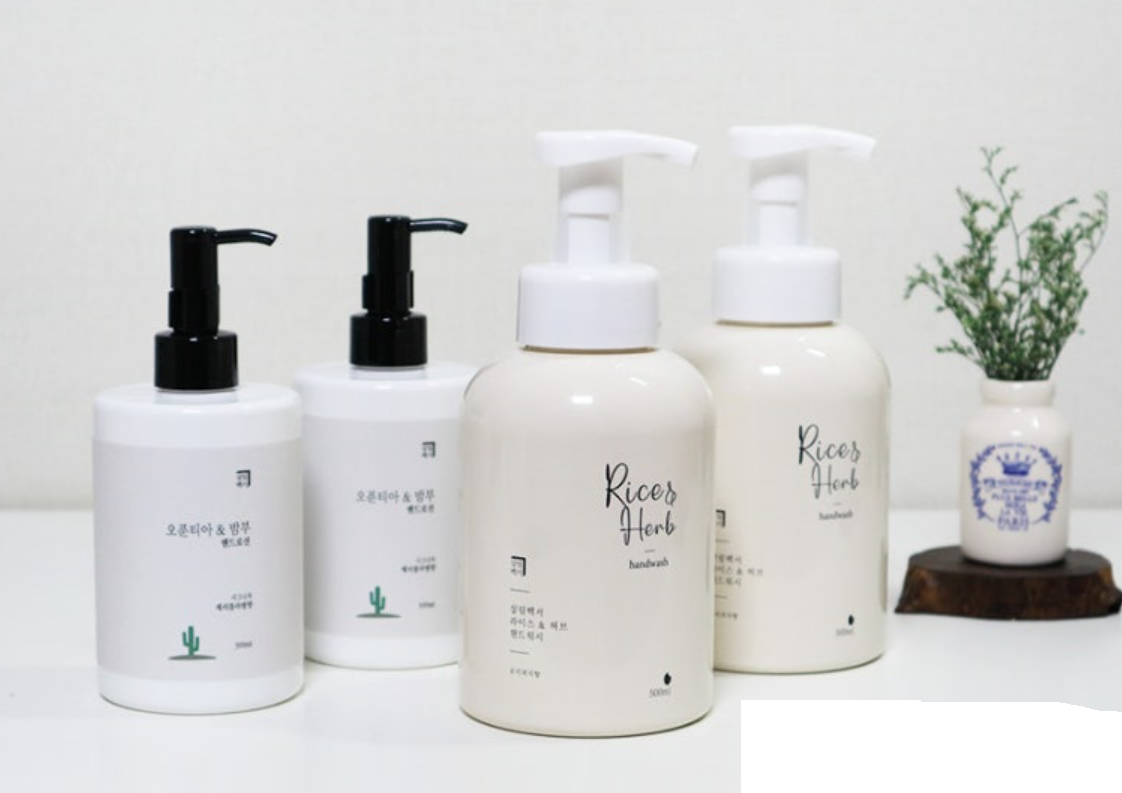 Rice & Herb Handwash Green Forest, 500ml, 1pack - Image 2