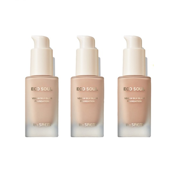 Vegan Silk Glam Foundation [SPF42/PA++], 30ml, 23 Natural Beige, 1pack - Image 3