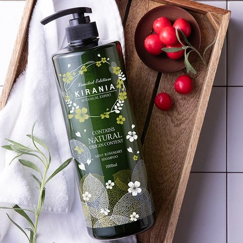 Botanical Scalp Shampoo [Mint Rosemary], 1,000ml, 1pack - Image 3