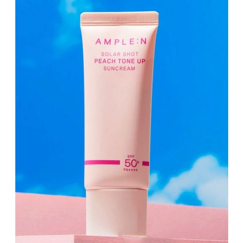 Solar shot Peach Tone-up Sun Cream [SPF50+/PA++++] - Image 2