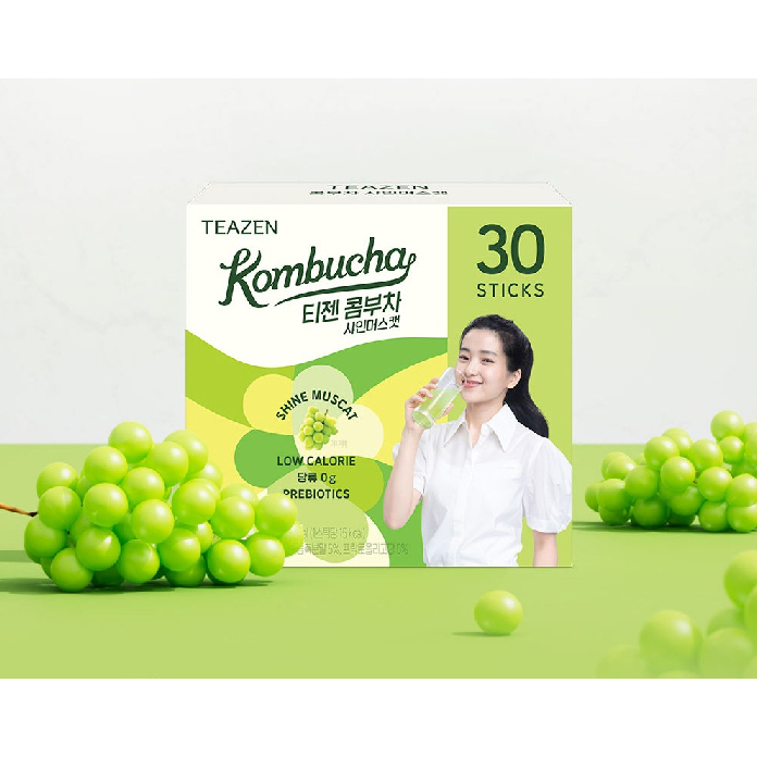 [UK EXCLUSIVE] Kombucha [Shine Muscat], 30ea, 1pack - Image 2