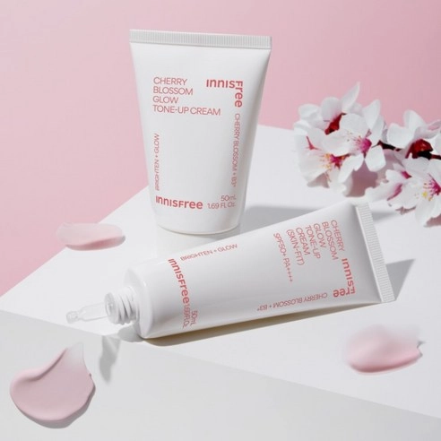 cherry blossom tone-up cream Skin Fit [SPF50+/PA++++], 50ml, 1pack - Image 7