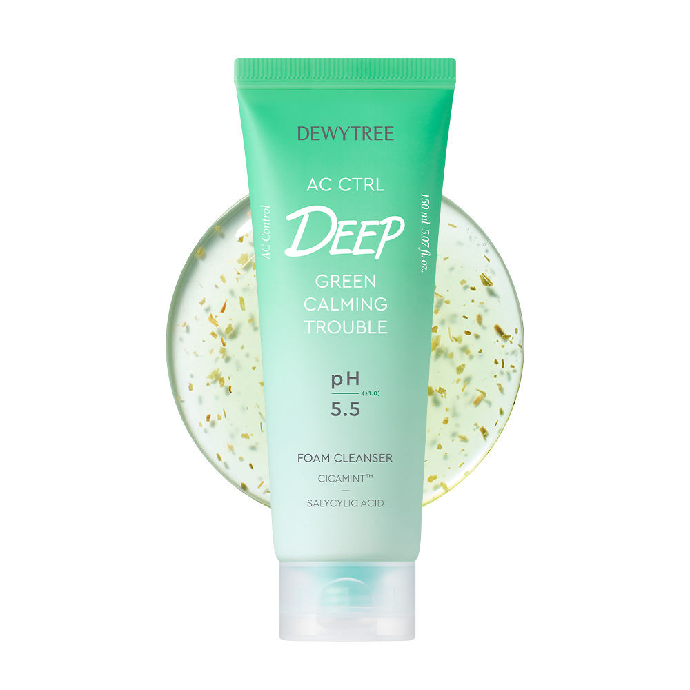 AC Control Deep Green Calming Trouble Foam Cleanser, 150ml, 1pack - Image 2