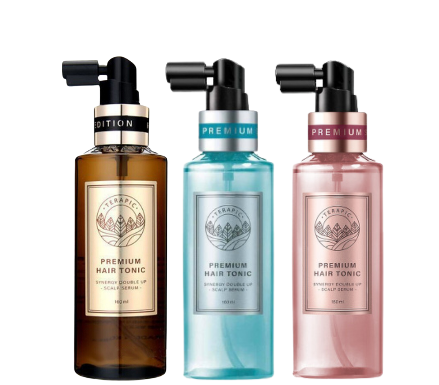 Premium Hair Tonic Synergy Double Up (Blue Edition), 160ml, 1pack - Image 2