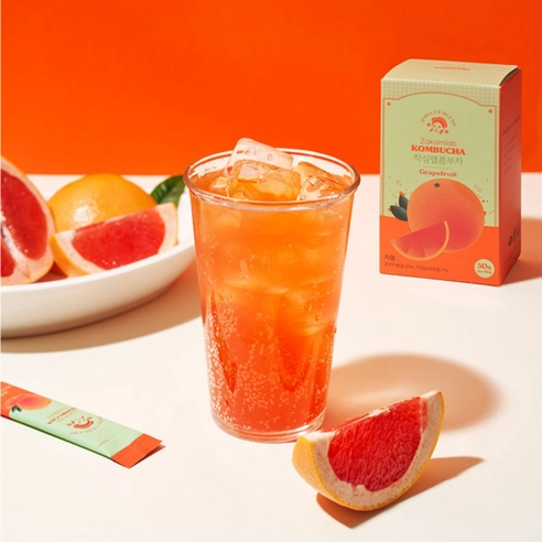 [UK EXCLUSIVE] Kombucha [Grapefruit], 10ea, 1pack - Image 2