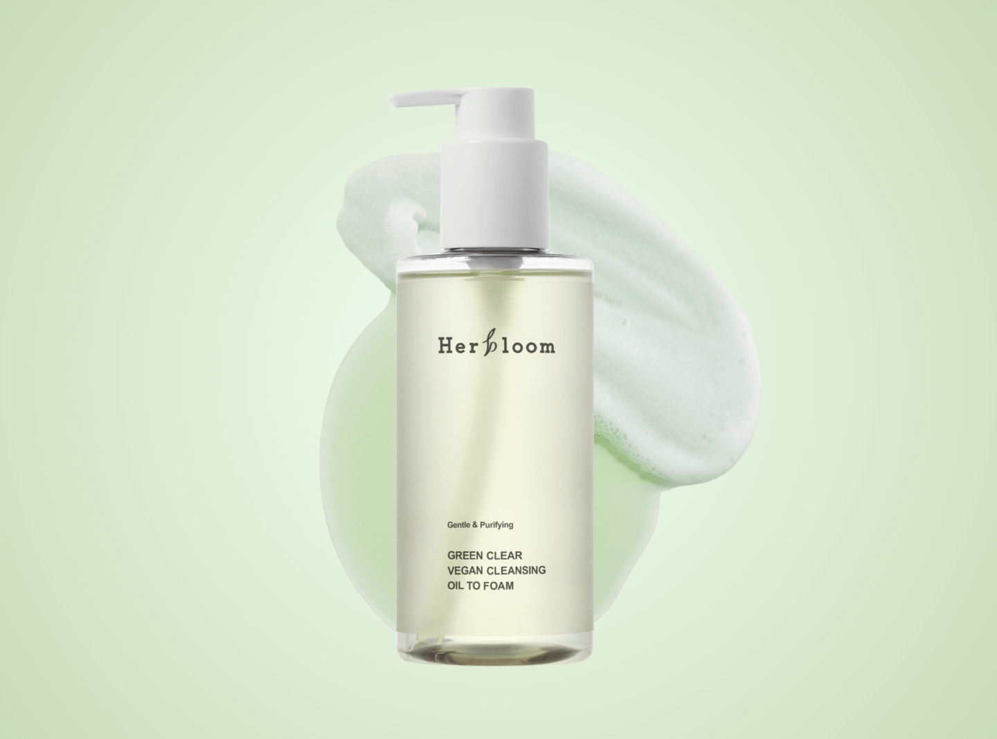 Green Clear Vegan Cleansing Oil to Foam - Image 2
