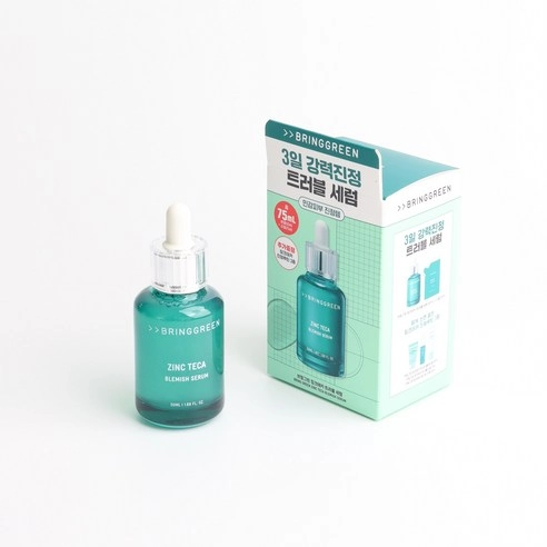 Zinc Teca Blemish Serum, 50ml+25ml(Refill), 1pack - Image 2