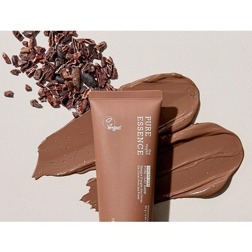 Pure Essence The Vegan Cacao Nibs Pore Clay Mask, 80g, 1pack - Image 2