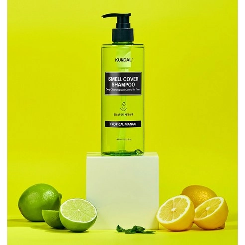 All Day Smell Cover Youth Shampoo [Lime Basil & Mandarin], 400ml, 1pack - Image 2