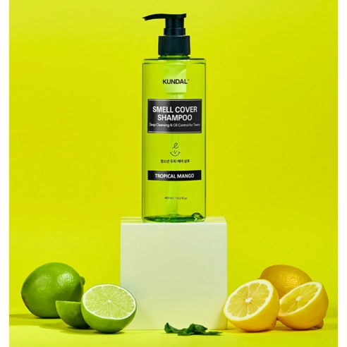 All Day Smell Cover Youth Shampoo [Tropical Mango], 400ml, 1pack - Image 2