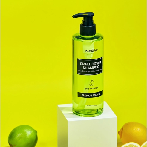 All Day Smell Cover Youth Shampoo [Tropical Mango], 400ml, 1pack - Image 3