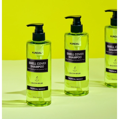 All Day Smell Cover Youth Shampoo [Tropical Mango], 400ml, 1pack - Image 9