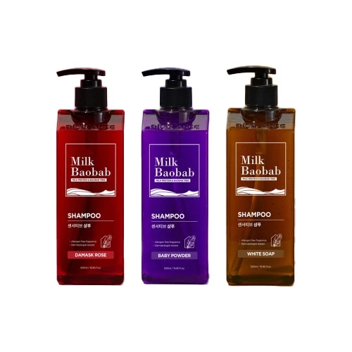 Sensitive Shampoo [White Soap], 500ml, 1pack - Image 4