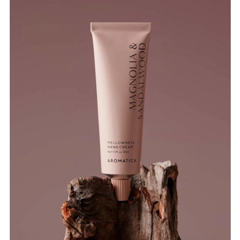 Mellowness Hand Cream [Magnolia & Sandalwood], 30ml, 1pack - Image 2
