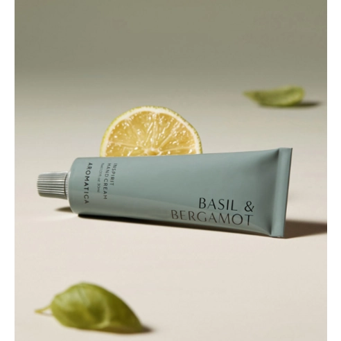 Inspirit Hand Cream [Basil & Bergamot], 30ml, 1pack - Image 3