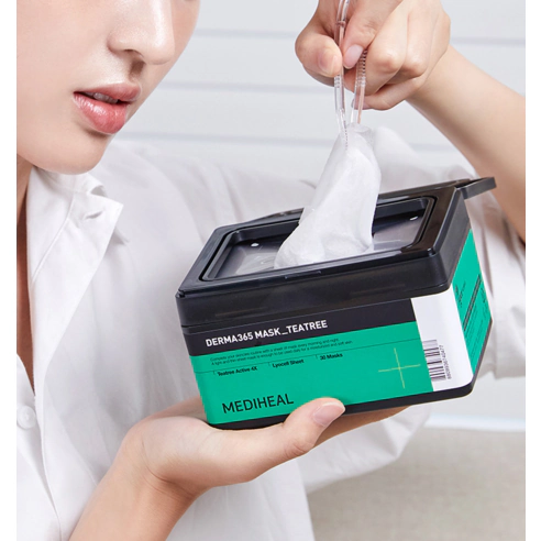 Derma365 Mask Tea Tree, 30ea, 1pack - Image 2