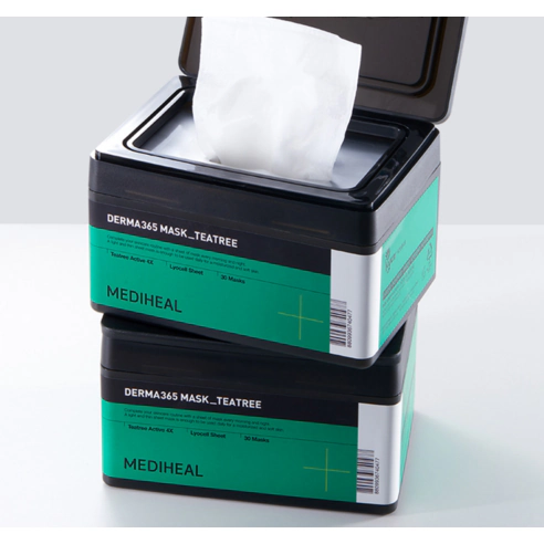 Derma365 Mask Tea Tree, 30ea, 1pack - Image 6