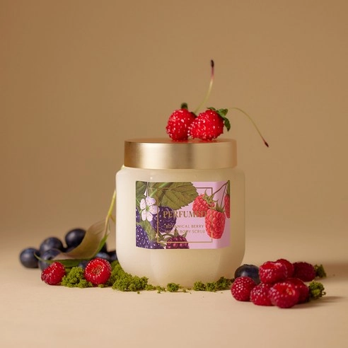 Perfumed Sugar Body Scrub [Botanical Berry], 500g, 1pack - Image 2