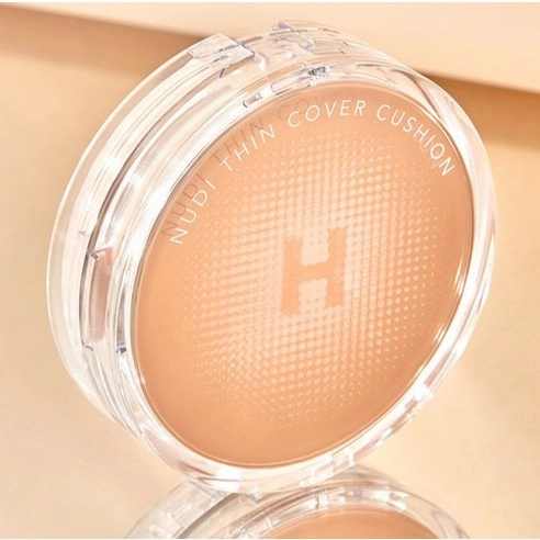 Nudy Thin Cover Cushion [SPF50+/PA+++], 12g, N01 Pure Cream, 1pack - Image 4
