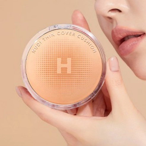 Nudy Thin Cover Cushion [SPF50+/PA+++], 12g, N01 Pure Cream, 1pack - Image 6