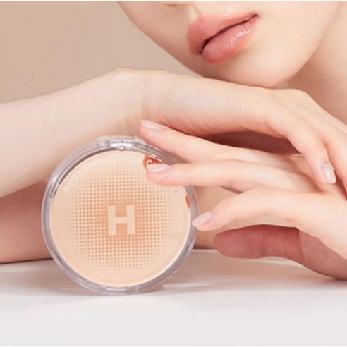 Nudy Thin Cover Cushion [SPF50+/PA+++], 12g, N01 Pure Cream, 1pack - Image 7