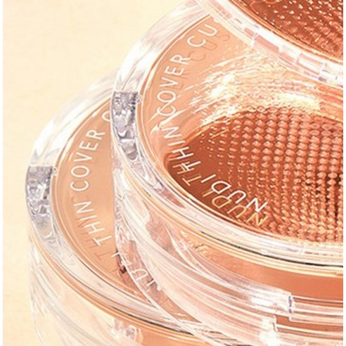 Nudy Thin Cover Cushion [SPF50+/PA+++], 12g, N01 Pure Cream, 1pack - Image 3
