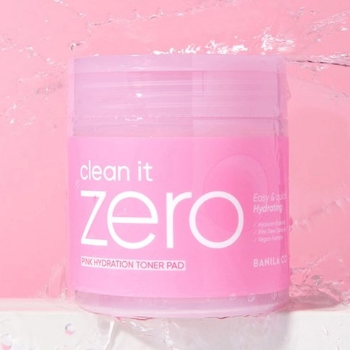 Clean it Zero Pink Hydration Toner Pads, 70ea, 1pack - Image 2