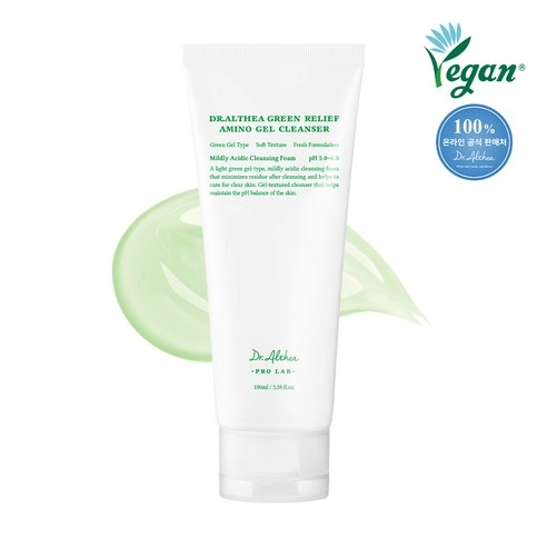 Green Relief Amino Gel Cleanser, 100ml, 1pack - Image 3