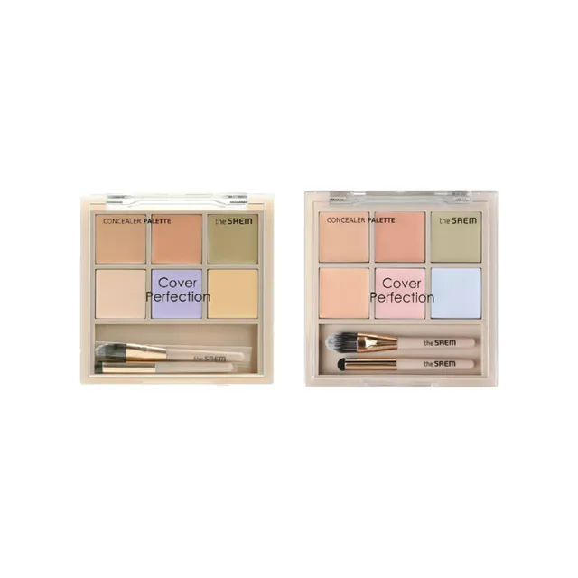 Cover Perfection Concealer Palette, 12g, 02 Cover & Light, 1pack - Image 3