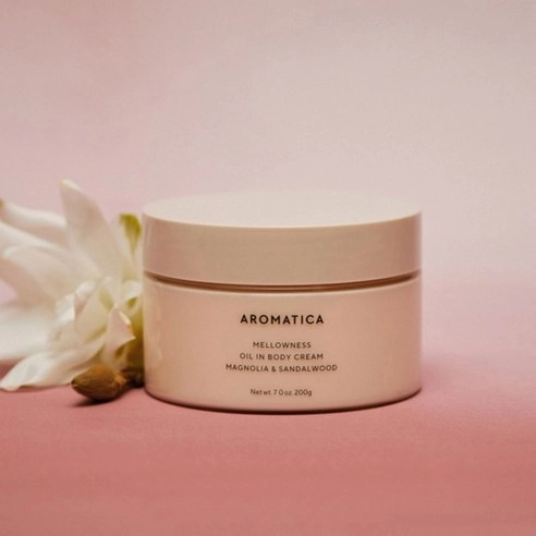 Mellowness Oil-in Body Cream [Magnolia & Sandalwood], 200ml, 1pack - Image 3