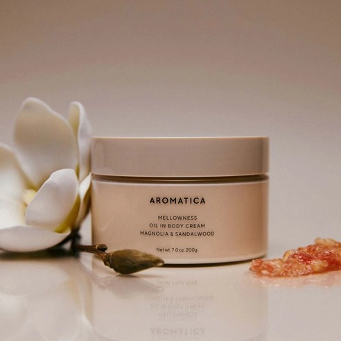 Mellowness Oil-in Body Cream [Magnolia & Sandalwood], 200ml, 1pack - Image 4