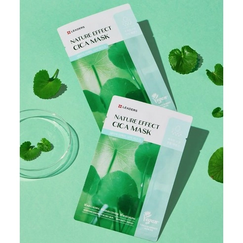 LEADERS Nature Effect Cica Mask, 10ea, 1pack - Image 2