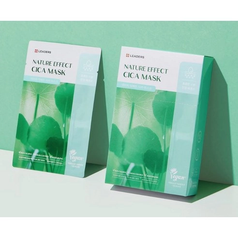 LEADERS Nature Effect Cica Mask, 10ea, 1pack - Image 3