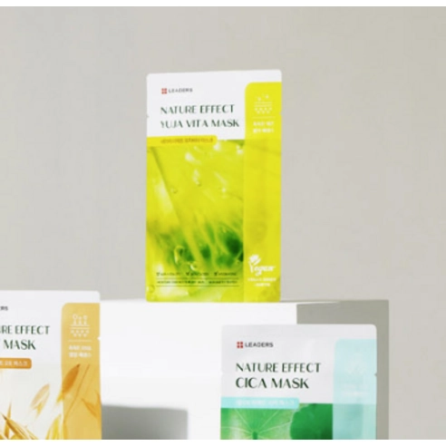 LEADERS Nature Effect Yuja Vita Mask, 10ea, 1pack - Image 6