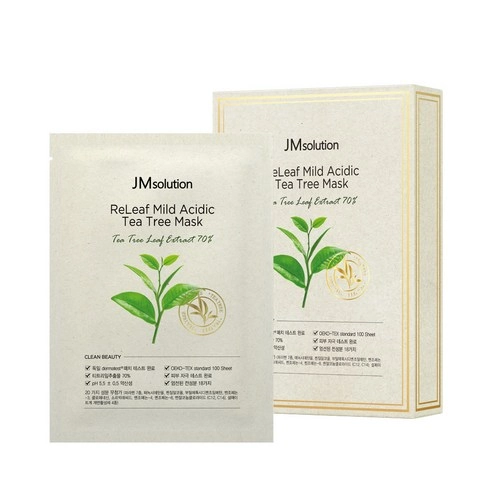 Relief Mild Acidic Tea Tree Mask, 10ea, 1pack - Image 3