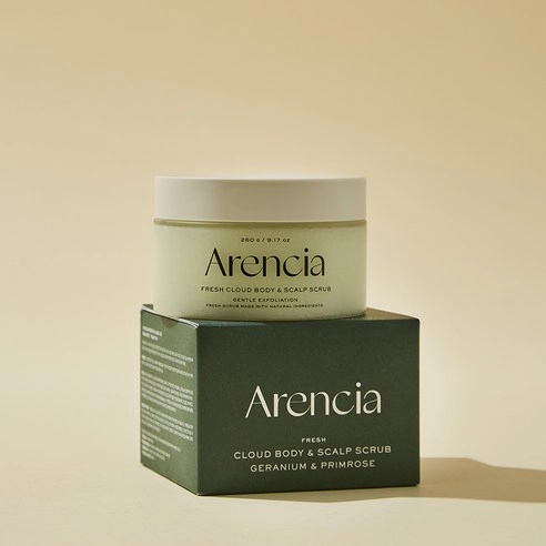 Fresh Cloud Body & Scalp Scrub (Geranium & Prim Rose) - Image 3