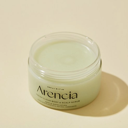 Fresh Cloud Body & Scalp Scrub (Geranium & Prim Rose) - Image 6