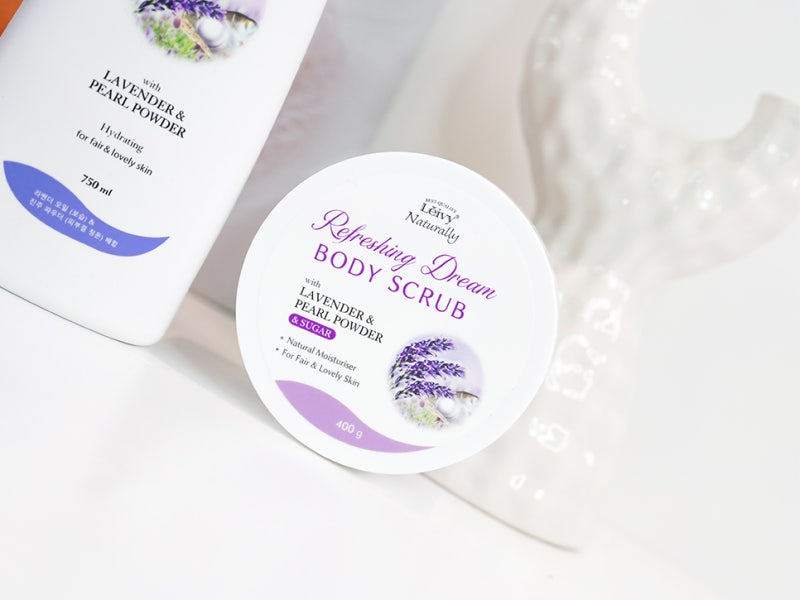 Body scrub [Lavender], 400g, 1pack - Image 2