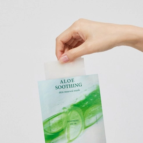 LEADERS Aloe Soothing Skin Renewal Mask, 10ea, 1pack - Image 2