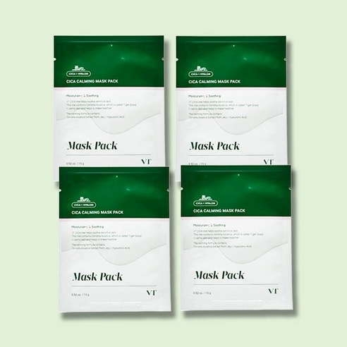 Cica Calming Sheet Mask, 4ea+4ea - Image 2