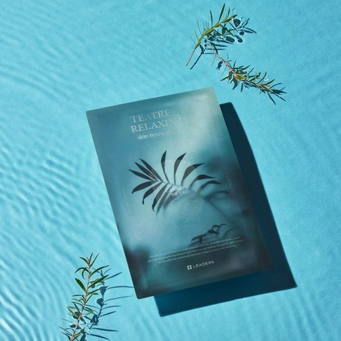 Tea Tree Relaxing Skin Renewal Mask, 10ea, 1pack - Image 2