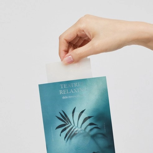 Tea Tree Relaxing Skin Renewal Mask, 10ea, 1pack - Image 3